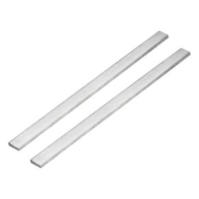 304 Stainless Steel Flat Bar - 2 Packs Stainless Steel Trim Strips Sheet Filler Fits for Kitchen Tools DIY Crafts - 1/8" x 25/32" x 12" (T x W x L)