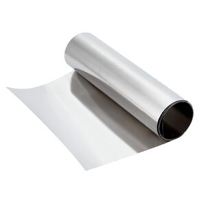 OLYCRAFT 1000x152x0.05mm 304 Stainless Steel Roll Sheet Stainless Steel Foil Roll Metal Strip Sheet Fine Plate Sheet Foil Stainless Steel Shim Stock Plates Metal Sheet for Craft, Electronic Equipment