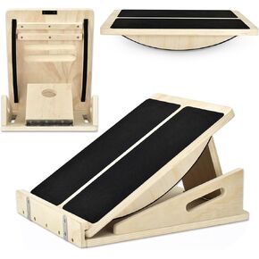 Ultimate Wobble & Slant Board Combo for Balance Training, Calf Stretching, and Core Strength – Perfect for Balance Boards、Wobble Board and Calf Stretcher Enthusiasts