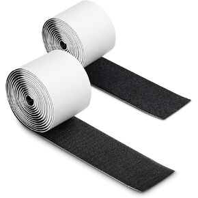 Strich Pedal Board Hook Loop Strips, Guitar Pedalboard Mounting Grip Kit Length 2M Width 5CM