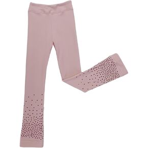 LIUHUO Figure Skating Pants Girls Women Pink Polyster Fleece Quality Stones Ice Skating Leggings…