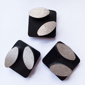 Diamond Grinding Disc Block for Concrete Floor Medium Bond 3 pcs Use in Grinder (120#)