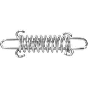 2 Pack 113mm Stainless Steel Mooring Line Spring Shock Absorbing Marine Hardware, Reduce Stress Cracking for Boat Yacht Park, Made of 304 Stainless steel