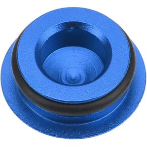 Keenso Crankset Dust Cover Crank Arm Dust Cap Crankset Dust Cover, Aluminum Alloy Mountain Bike Crankset Dust Cap Hollow Center Shaft Cover Integrated Crank Arm Dust Cap for Road