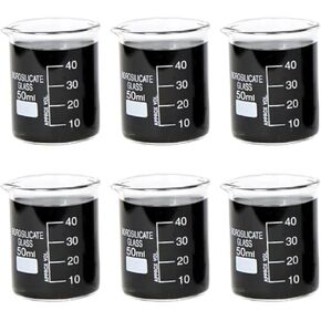 Sciencent Glass Beaker 50ml Set of 6 (50mlX6)