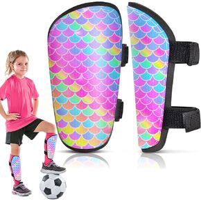 Shin Guards Soccer Kids Girls Youth,Shin Pads Shin Guard Protection Kids Girls Toddler,Soccer Shin Guards for Kids 2-7 Years Old Girls Toddler,Soccer Equipment for Football Games