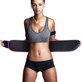 Luwint Waist Trainer for Women, Neoprene Belly Waist Trimmer Band Sweat Band Lower Back Support for Workout Fitness