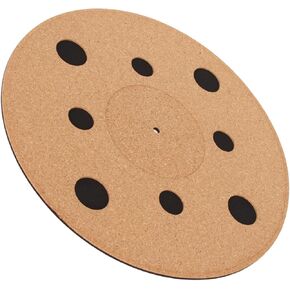 4mm Cork Turntable Mat, Improve Sound Quality,Anti Vibration, Cork Record Mat for 12 inch Records with Slip Resistant, Antistatic, Shock Proof
