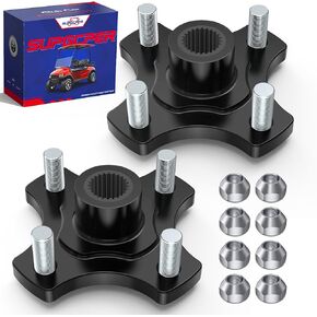 EZGO Rear Wheel Hub Flange Plate, Golf Cart Rear Wheel Hub Flange Plate for EZGO RXV 2008-UP, 2 PCS EZGO Rear Axle Hub Assembly, OEM Number# 604112