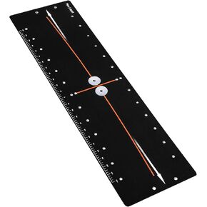 Golf Putting Mat with Arc&Path for Right Left Handed Golfer Enhance Your Golf Stroke Skills, Pro Golf Alignment Training Aid Easily Rolls Up for Practicing at Indoor Outdoor