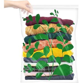 14 Packs Large Storage Bags Extra Large Zipper Cloth Storage Bags -5 Gallon Freezer Bags Thick Reclosable Storage Clothing Prep Moving BPA-Free Office Supplies & Travel Essential Size 18"x 24"
