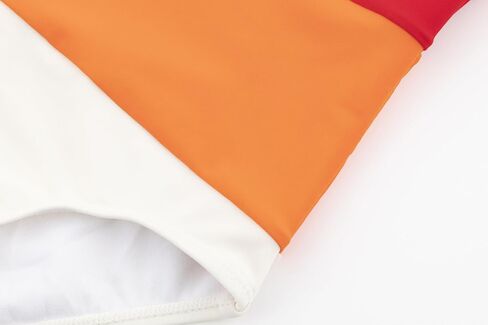 LIZENS Girls One Piece Swimwear Color Block 2-12Years Beach Bathing Swimsuit for Kids in Saudi Arabia