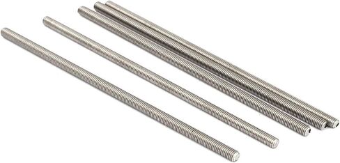 M5 x 80mm متعدد الأغراض 304 الفولاذ المقاوم للصدأ قضيب ملولب بالكامل لليد اليمنى، 5 قطع in Kuwait