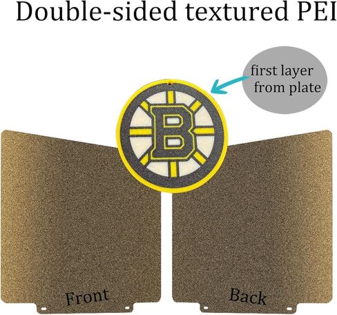 لوحة بناء PEI مزدوجة الجوانب لطابعة Ankermake M5/QIDI Q1 Pro ثلاثية الأبعاد، 250 × 250 مم PEI لوح فولاذي زنبركي مرن للطباعة على سطح قابل للإزالة منصة طابعة ثلاثية الأبعاد. in Kuwait