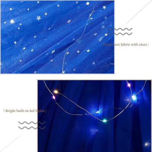 DRESBE Women's LED Skirt Light Up Tutus Glow Tulle Dance Skirts Party Rave Festival Halloween Clothes in Kuwait