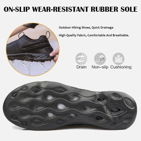 Men's Lightweight Quick Drying Water Shoes Beach Shoes Men for Surf Yoga Swim Water Aerobics in Saudi Arabia