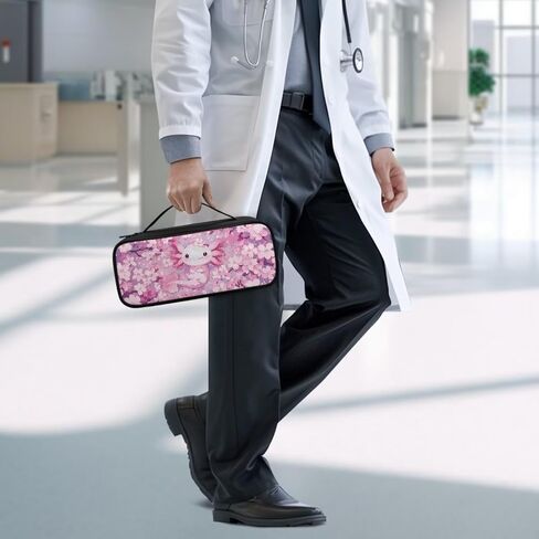 Cute Stethoscope Carrying Case,Cherry Blossoms Axolotl Stethoscope Bag for Nurse,Fits 3M Littmann Classic III,Cardiology IV Diagnostic,MDF Acoustica Stethoscopes and Other Nurse Accessories in Saudi Arabia