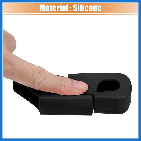 2 Set Silicone Bicycle Bike Cycling Crank Boot Protectors Mountain Bike Sleeve Crank Arm Cover Protection Black Auto Accessories in Saudi Arabia