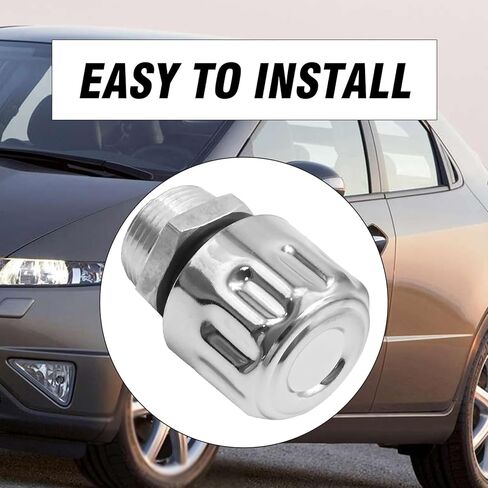 قابس فلتر هواء من النوع NPT مقاس 1 بوصة، غطاء تهوية من سبائك الألومنيوم الصلب، غطاء فتحة تهوية فضي لخزانات التبريد، الخزانات، علب التروس، حاويات تخزين السوائل in Kuwait