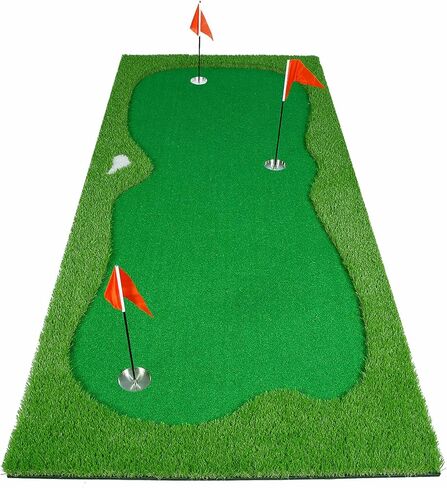 بساط Facy Golf Putting Green للاستخدام في الأماكن المغلقة/الخارجية - بساط تدريب جولف احترافي لوضع التدريب للاستخدام في المنزل والمكتب in Saudi Arabia