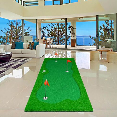 بساط Facy Golf Putting Green للاستخدام في الأماكن المغلقة/الخارجية - بساط تدريب جولف احترافي لوضع التدريب للاستخدام في المنزل والمكتب in Saudi Arabia