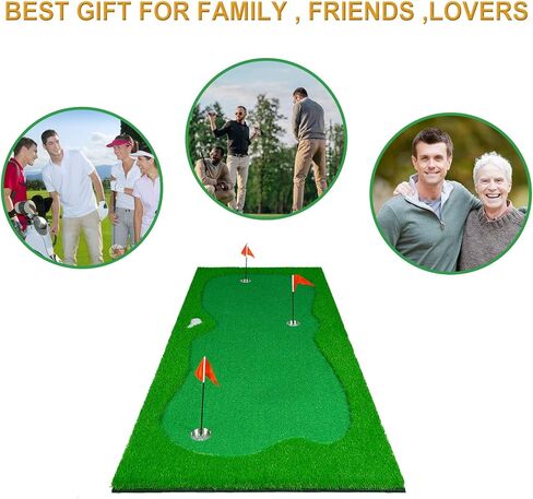 بساط Facy Golf Putting Green للاستخدام في الأماكن المغلقة/الخارجية - بساط تدريب جولف احترافي لوضع التدريب للاستخدام في المنزل والمكتب in Saudi Arabia