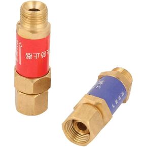 Oxygen-acetylene non-return valve, 1.5 oxygen-acetylene non-return for gas welding equipment for private households