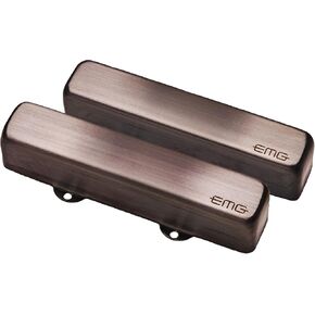 EMG Robert Trujillo Riptide J Bass Guitar Pickup Set, Brushed Black Chrome (7120.00)
