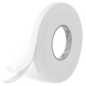 Double Sided Foam Tape 0.59''X11Yard/0.59" Thick, White Double Face Tape & Double Stick Foam Tape for Decorative and Trim, Car & Gap Filling Mountings, Home Decor, Nameplates DIY Card