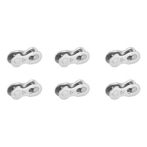 6 pieces bicycle chain links, bicycle chain chain lock missing bicycle link quick coupling bicycle chain link connector for 12 speed chain