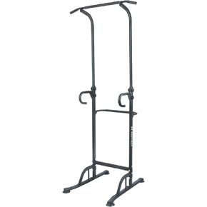 Power Tower Dip Station for Home Gym Workout, Fitness. Pull up Bar Stand for Muscle Training. 330LBS Black BTS91NH006A