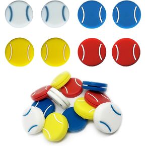 SCORYULE 8PCS Tennis Racket Dampeners, Vibration Control Accessory, Soft Rubber Vibration Dampener for Tennis Players