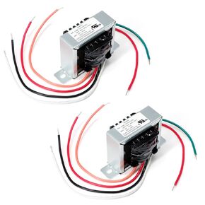 Criditpid 24V 40VA Control Transformer for Packard PF42440, White-Rodgers 90-T40F3, Jard 4031F, Supco SXT105, Primary 120, 208, 240V Secondary 24V, HVAC Furnace Multi Tap with Foot Mount, 2 Pack.