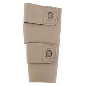 SiennaWrap Compression Leg Wrap - Design by a Lymphedema & Lipedema Therapist - Adjustable Compression Leg Wrap with Velcro - Compression Wrap for Legs - Ideal for Swelling Support - Made in USA - Seamless (Beige, Large, Tall)
