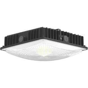 LED Canopy Light Fixture 45W 1 Pack,HID/HPS Replacement, 9.5" x 9.5", LED Shop Light, 5700K, AC100-277V, IP65 Waterproof,Canopy Light Outdoor for Gas Station,Warehouse Light (45W-1Pack)