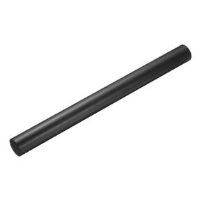 MECCANIXITY Black Round ABS Plastic Rods 1-inch Diameter and 12-inch Length Rigid Insulation Opaque Plastic Rods for DIY Craft Model Making, 1 Pack