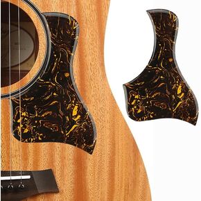 Acoustic Guitar Pickguard with Self Adhesive, Anti-Scratch Thick Pick Guard, Guitar Plate Easy to Install, for Folk Guitar Replacement Parts(Abalone Shell)