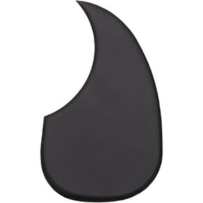 MECCANIXITY Acoustic Guitar Pickguard, Anti-Scratch Guard Plate Guitar Replacement Teardrop Shaped Self Adhesive, Black