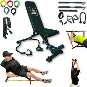 BUNGEE Prox - Premium Home Gym for Small Spaces, Lightweight with Adjustable Resistance Up to 150 lbs. Get Fit from Home, Home Gym for Full-Body Workouts, Ideal Home Gym for Middle Age and Seniors