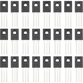 The Lord of the Tools 40Pcs BD139NPN BD140PNP 80V 1.5A Single Transistor Include 20pcs BD139 and 20pcs BD140 Transistor NPN PNP 1.5A/80V TO-126 Power Transistor