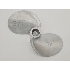 SANAR Aluminum Propeller for Longtail Mud Motor Long Tail Boat - Keyed Tapered Shaft