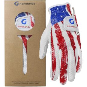 HANDLANDY Youth Golf Glove, Left Hand Kids Golf Gloves for Junior Toddler Boys Girls