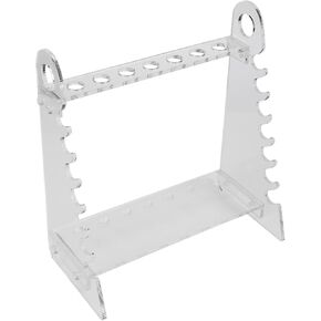 Pipette Holder Dropper Rack Trapezoid Ladder Shaped Pipette Rack Pipe Rack Stand Hole Diameter 1.5Cm Glass for Holder Display Stand for Holder for Holder Poster Display for