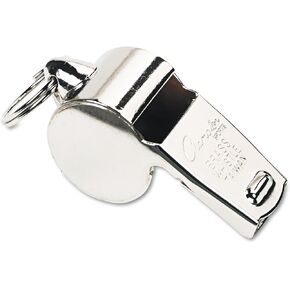 Champion Sports Sports Whistle, Heavy Weight, Metal, Silver (Pack of 12)