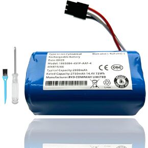 S7 Robot Vacuum Cleaner Battery for Qihoo 360 S5 S7 S7 Pro T90 X9 Robot Vacuum with Tools Battery （14.4V 2800mAh/72Wh）