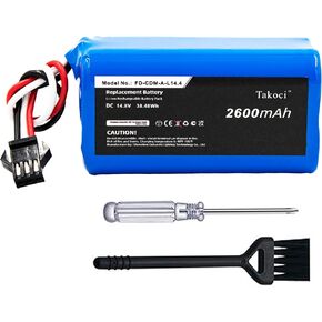 Replacement Vacuum Battery FD-CDM-A-L14.4 for E'lfbot C1 D1 M160 T2 14.8V 2600mAh