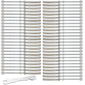 3/16 T316 Stainless Steel Cable Railing Hardware,Cable Railing System Kit,Stair Deck Railing System,6" Long Swage Stud Tensioner 50 Pcs,for 4x4 2x2 Wood & Metal Posts Cable Railing System