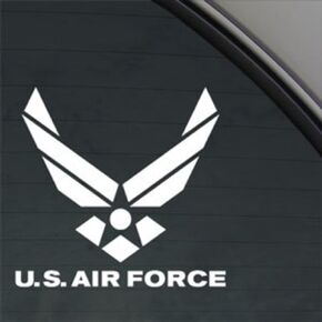 AIR Force Decal Truck Bumper Window Vinyl Sticker | 4.5 in | CCI221