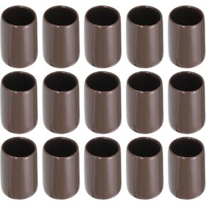 Screw Thread Protector Cover Rubber End Caps, [for Screw, Bolt] - 1/2"(12mm) ID/Brown/20pcs