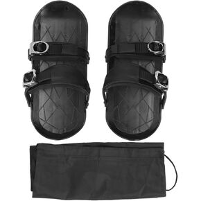 Mini Short Ski Skates for Snow, Skis for Winter Shoes Short Snowskates Snowblades Skiboards, Adjustable Short Mini Ski Skates for Snow, Snow Short Thin Skating Skis Attach to